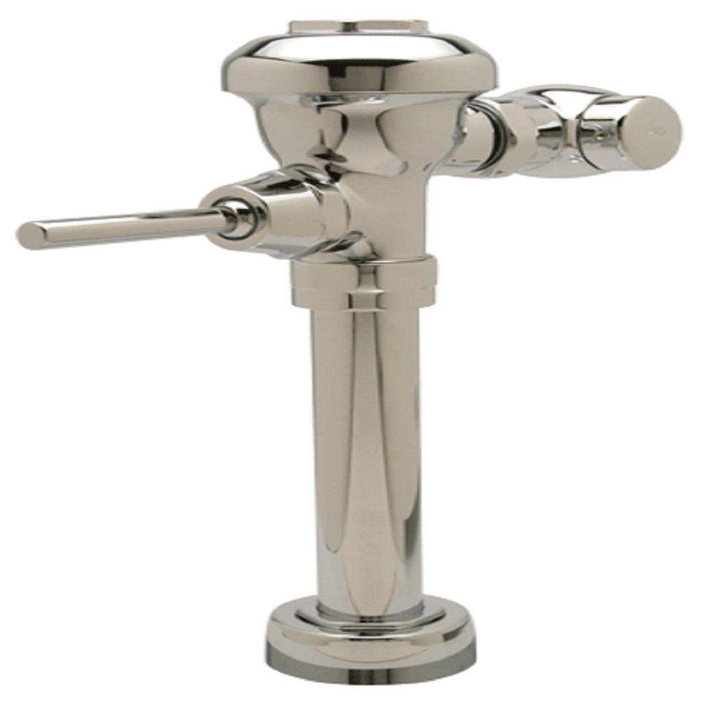 Zurn 1 28 gpf aquaflush plus exposed closet flush valve in chrome