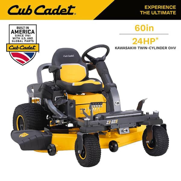 Ultima Z3 60S in. Fab Deck 23HP V-Twin Kawasaki FR Series Engine Gas Zero Turn Riding Mower w/Steering Wheel Control
