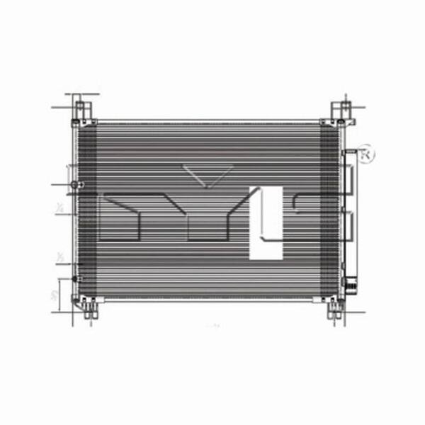 TYC A/C Condenser 2014-2019 Toyota Highlander V6