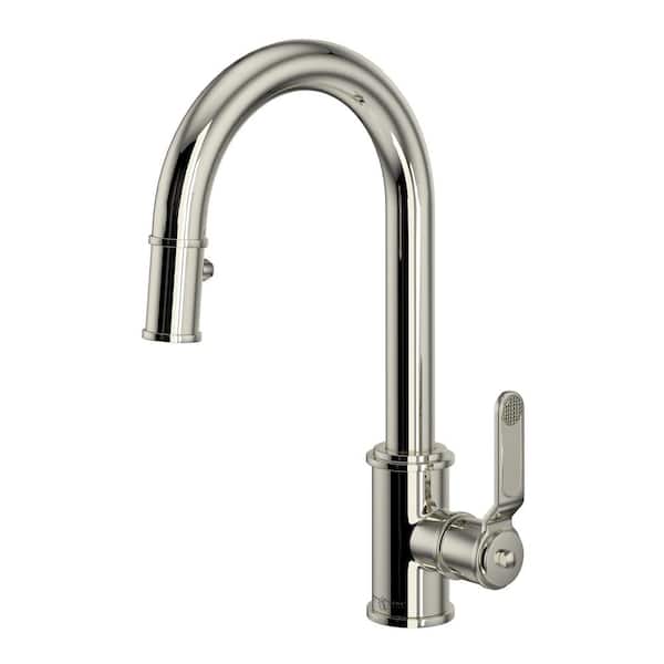 Armstrong Touchless Single-Handle Pull-Down Sprayer Kitchen Faucet in Polished Nickel