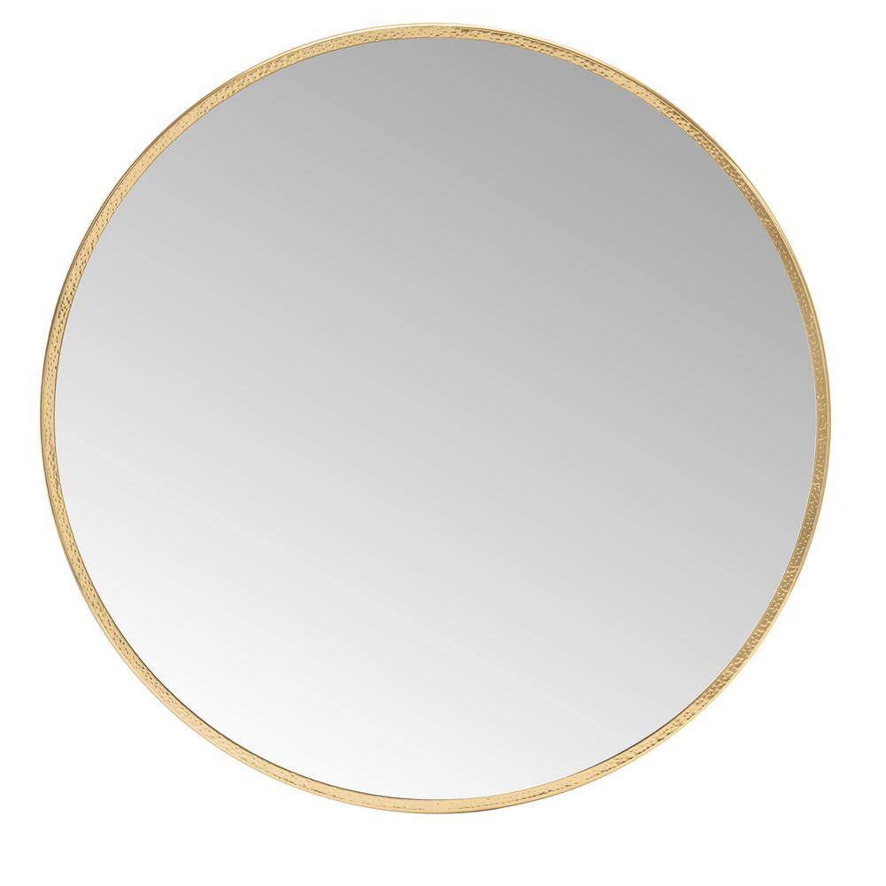 Metallic Gold Leaf Wall Mirrors