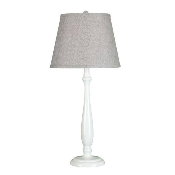 Kenroy Home Leeward 30 in. White Table Lamp-DISCONTINUED