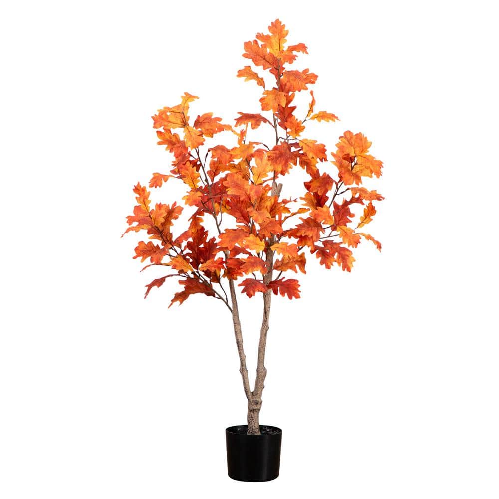 4 ft. Artificial Autumn Oak Tree price history on PriceWatchPro