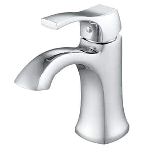 Morgan Single Hole Single-Handle Bathroom Faucet in Chrome
