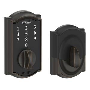 Touch Camelot Aged Bronze Deadbolt