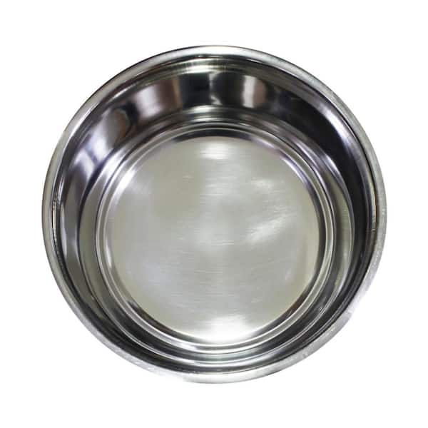 Pet Deluxe Dog Bowls Stainless Steel Dog Bowl with Non Spill Skid Resistant  Silicone Mat 12 oz Double Pet Bowls Feeder Bowl for Dogs Cats and Pets (S)  : : Pet Supplies