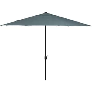 Montclair 11 ft. Market Patio Umbrella in Ocean Blue