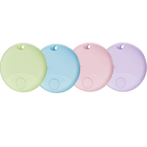 Bluetooth Tracker with Precision Finding for Apple iOS MFi Certified Colorful Anti-Lost 4 Pack EKIEUDL Telephone Accessories