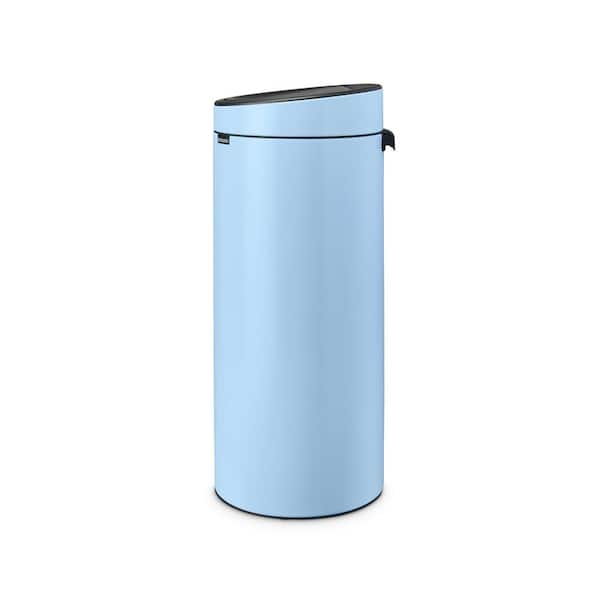 Krimpen Recensie Boost Brabantia Touch Top Trash Can New, 8 Gal. (30 l), Plastic Bucket - Dreamy  Blue 202728 - The Home Depot