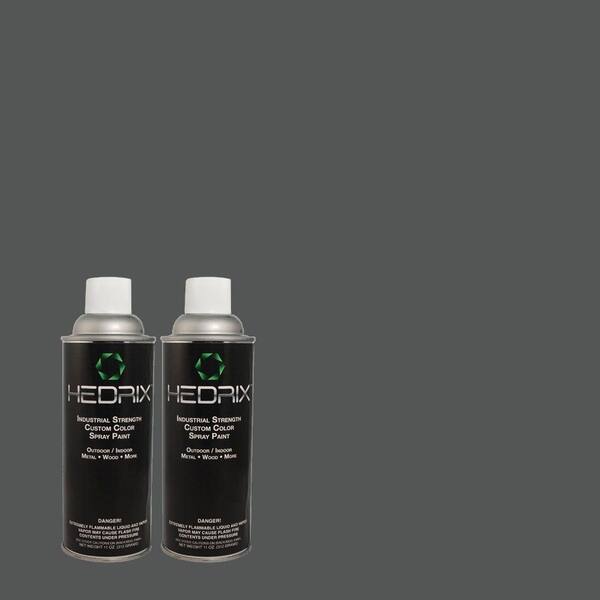 Hedrix 11 oz. Match of 522 Atlantic Semi-Gloss Custom Spray Paint (2-Pack)