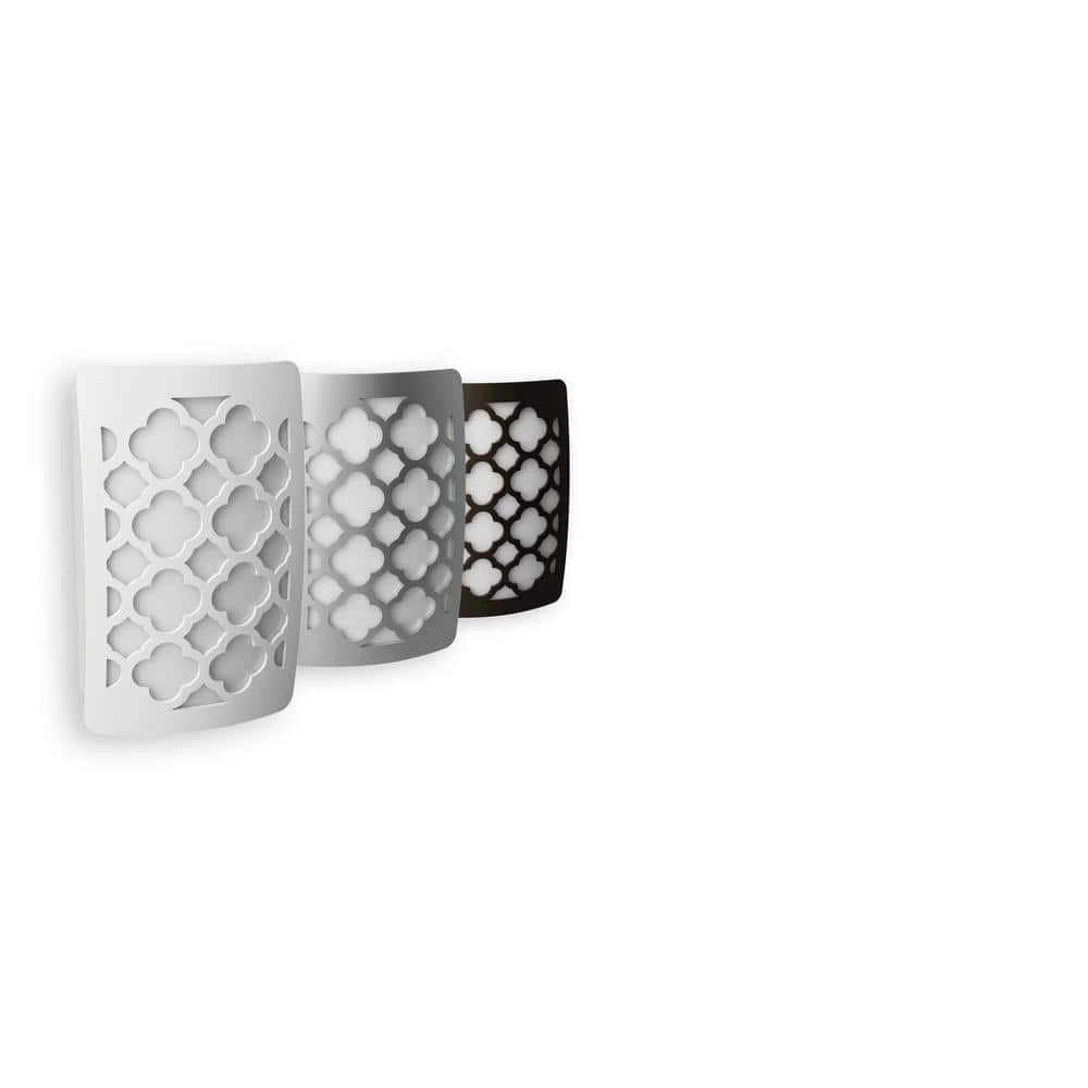 White Tangier Pattern Plug-In Night Light Cover