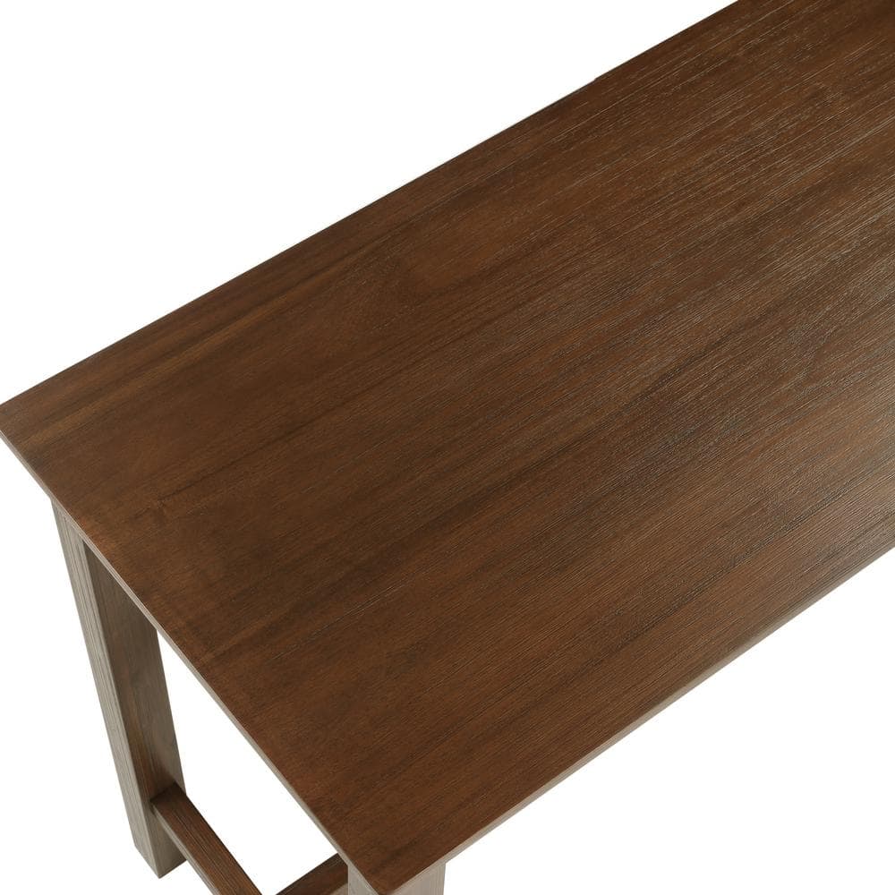Rustic Reclaimed Wood Rectangular Counter Height Pub Table