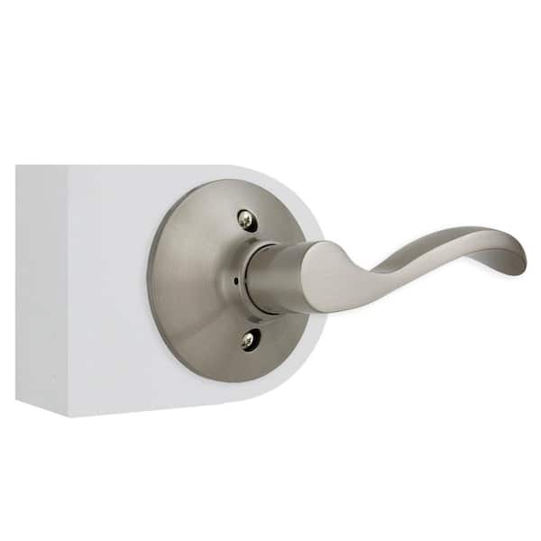 Naples Satin Nickel Right Handed Dummy Door Lever