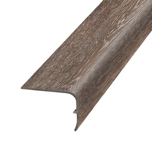 Warm Stone 1.32 in. Thick x 1.88 in. Wide x 78.7 in. Length Vinyl Stair Nose Molding