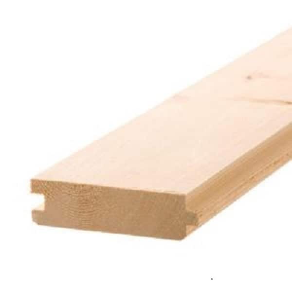 Unbranded Select Tongue and Groove Whitewood Lumber (Common: 2 in. x 6 in. x 8 ft.; Actual: 1.440 in. x 5.380 in. x 8 ft.)