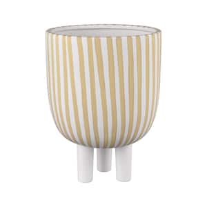 Avery Ceramic 7 in. Decorative Vase in White
