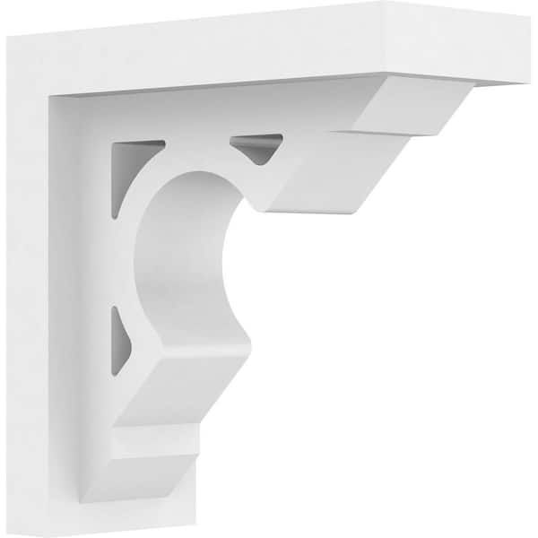 Ekena Millwork 5 in. W x 12 in. H x 12 in. D Standard Sheridan Architectural Grade PVC Bracket