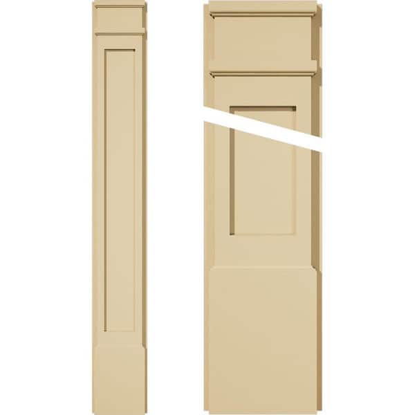Ekena Millwork 2 in. D x 8 in. W x 60 in. L Primed Polyurethane Pilaster 1- Pack
