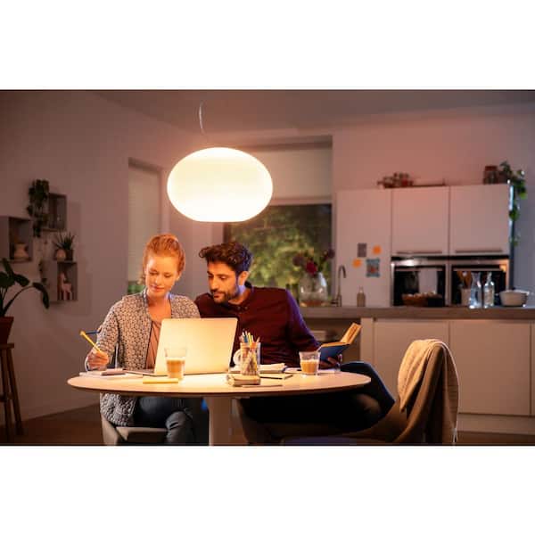 Philips:Philips Hue White and Color Ambiance Smart Integrated LED Pendant 4090631U9 - Home Depot