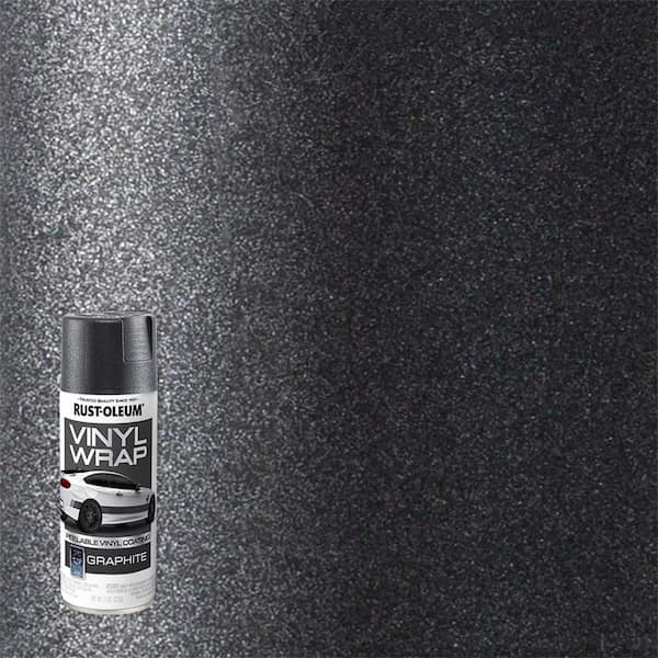 Rust-Oleum Automotive 11 oz. Vinyl Wrap Matte Graphite Peelable Coating Spray Paint (Case of 6)