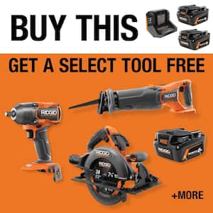 18V Starter Kit with (2) 4.0 Ah MAX Output Batteries and Charger with FREE Brushless Mid-Torque Impact Wrench