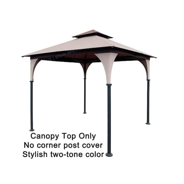 APEX GARDEN Replacement Canopy Top for 8 ft. x 8 ft. Gazebo #L-GZ375PST, L-GZ375PST-3