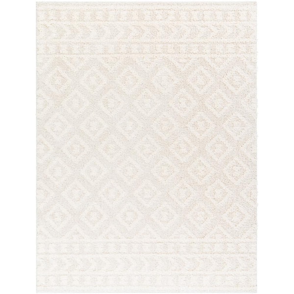 Livabliss Rodos Beige/White 8 ft. x 10 ft. Indoor/Outdoor Area Rug
