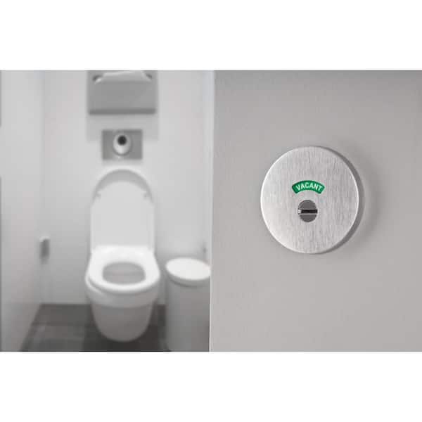 Disabled Toilet Lock Set Turn & Release Indicator 10mm - Black Finish