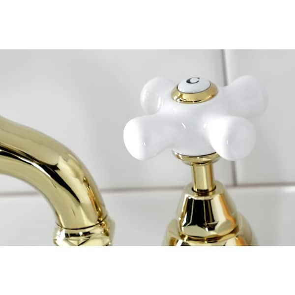 Kingston Brass English Country 2-Handle 8 in. Bridge Bathroom