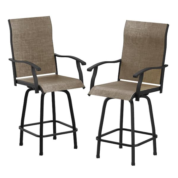 outdoor metal swivel bar stools