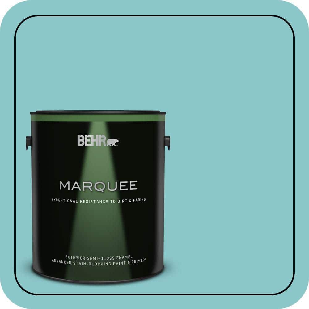 1 gal. #510D-4 Embellished Blue Semi-Gloss Enamel Exterior Paint & Primer price history on PriceWatchPro