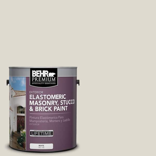 BEHR PREMIUM 1 gal. #MS-48 Misty Cove Elastomeric Masonry, Stucco and Brick Exterior Paint