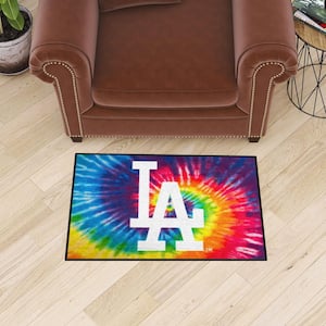 FANMATS MLB Los Angeles Dodgers Navy 2 ft. x 2 ft. Round Area Rug 18139 -  The Home Depot