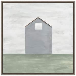 "Rural Barn Simplicity III" by Courtney Prahl 1-Piece Floater Frame Canvas Transfer Country Art Print 16 in. x 16 in.
