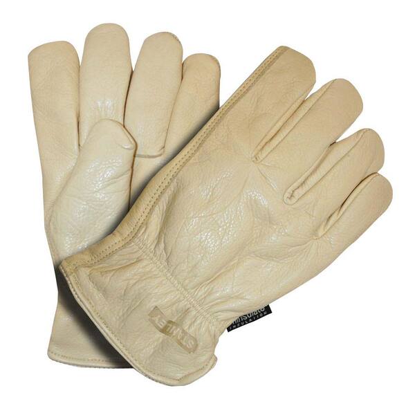 Stanley Thinsulate-Lined Grain Cowhide Medium Driver Glove
