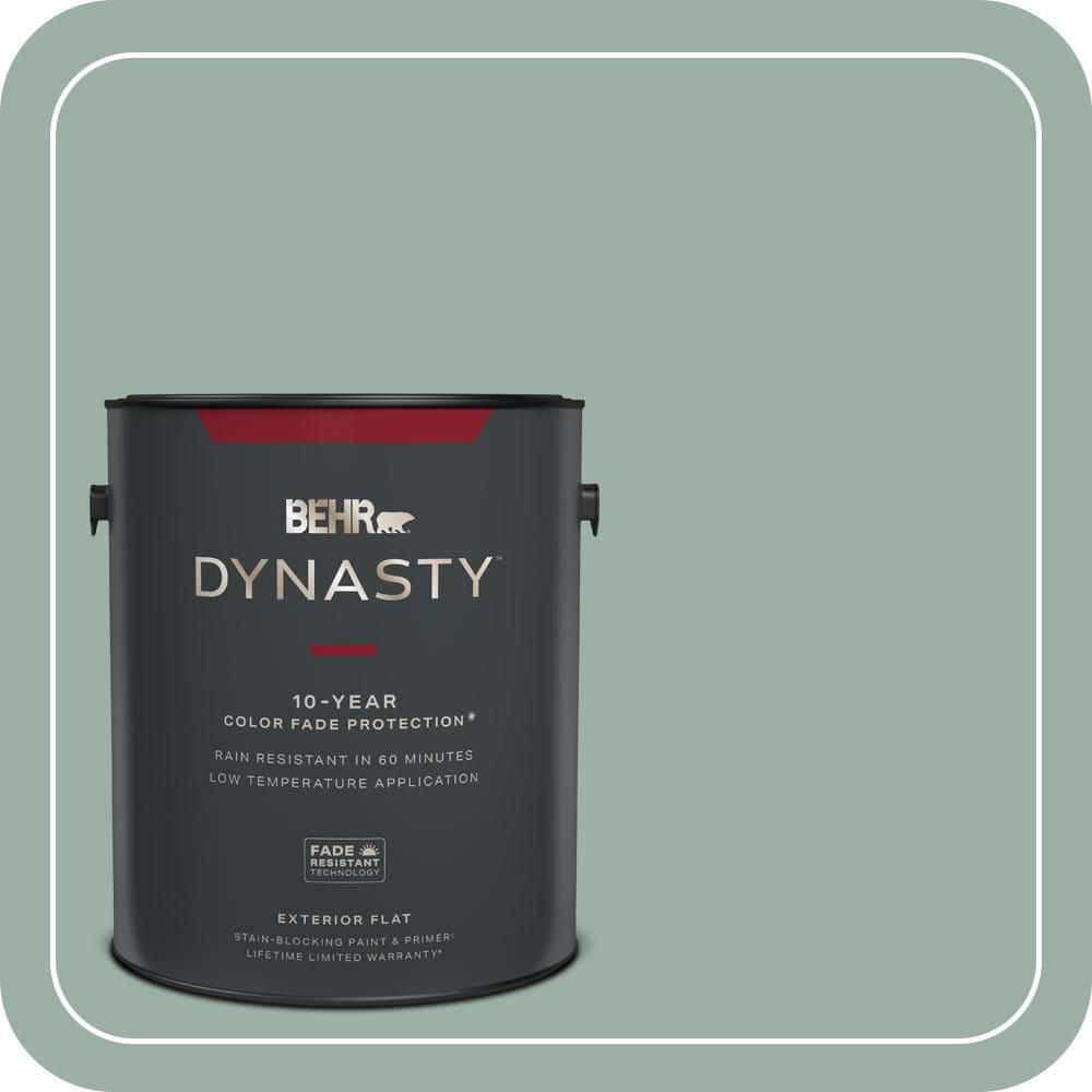 1 gal. Home Decorators Collection #HDC-CT-22 Aged Jade Flat Exterior Stain-Blocking Paint & Primer price history on PriceWatchPro