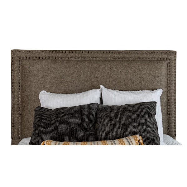 Leffler Home Brookside King Upholstered Headboard in Rockaway Drift
