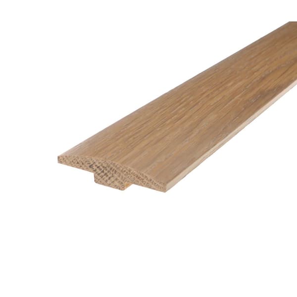 ROPPE Raven 0.28 in. Thick x 2 in. Wide x 78 in. Length Wood T-Molding ...