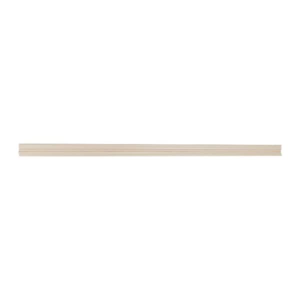 LIFEART CABINETRY Princeton Series 96-in W x 0.75-in D x 4.25-in H Cabinet Crown Molding in Creamy White