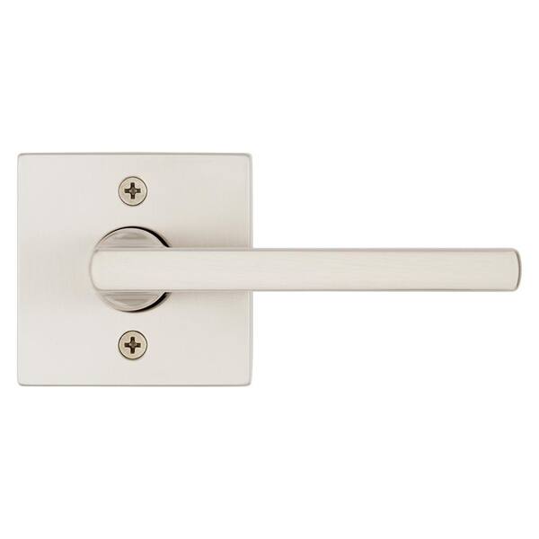 Kwikset Halifax Square Satin Nickel Half-Dummy Door Lever 788HFL