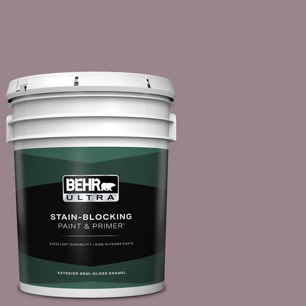 BEHR ULTRA 5 gal. Home Decorators Collection #HDC-CL-05 Orchard Plum Semi-Gloss Enamel Exterior Paint & Primer