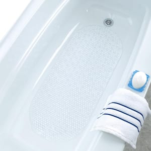 Winado Anti-Slip Gray 39 in. x 15 in. Plastic Bathtub Mat Bathroom Shower  151212545138 - The Home Depot