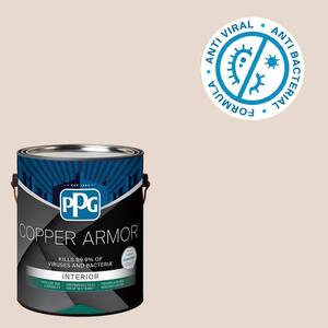 1 gal. PPG1073-2 Malted Milk Semi-Gloss Antiviral and Antibacterial Interior Paint with Primer