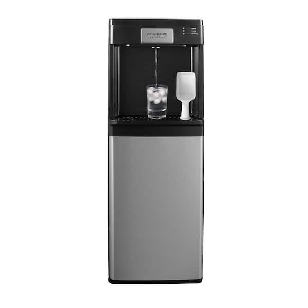 5 Gal.Hot/Cold Water Cooler Dispenser Bottom Load with Built-in Ice Maker in Black