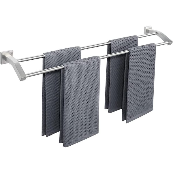 Double Towel Bar, 27 In. Towel Bar, Towel Rack for Bathroom Stainless Steel  Towel Holder