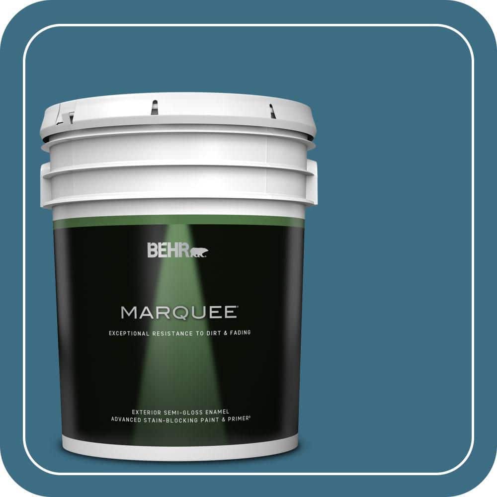 5 gal. #S490-6 Bering Wave Semi-Gloss Enamel Exterior Paint & Primer price history on PriceWatchPro