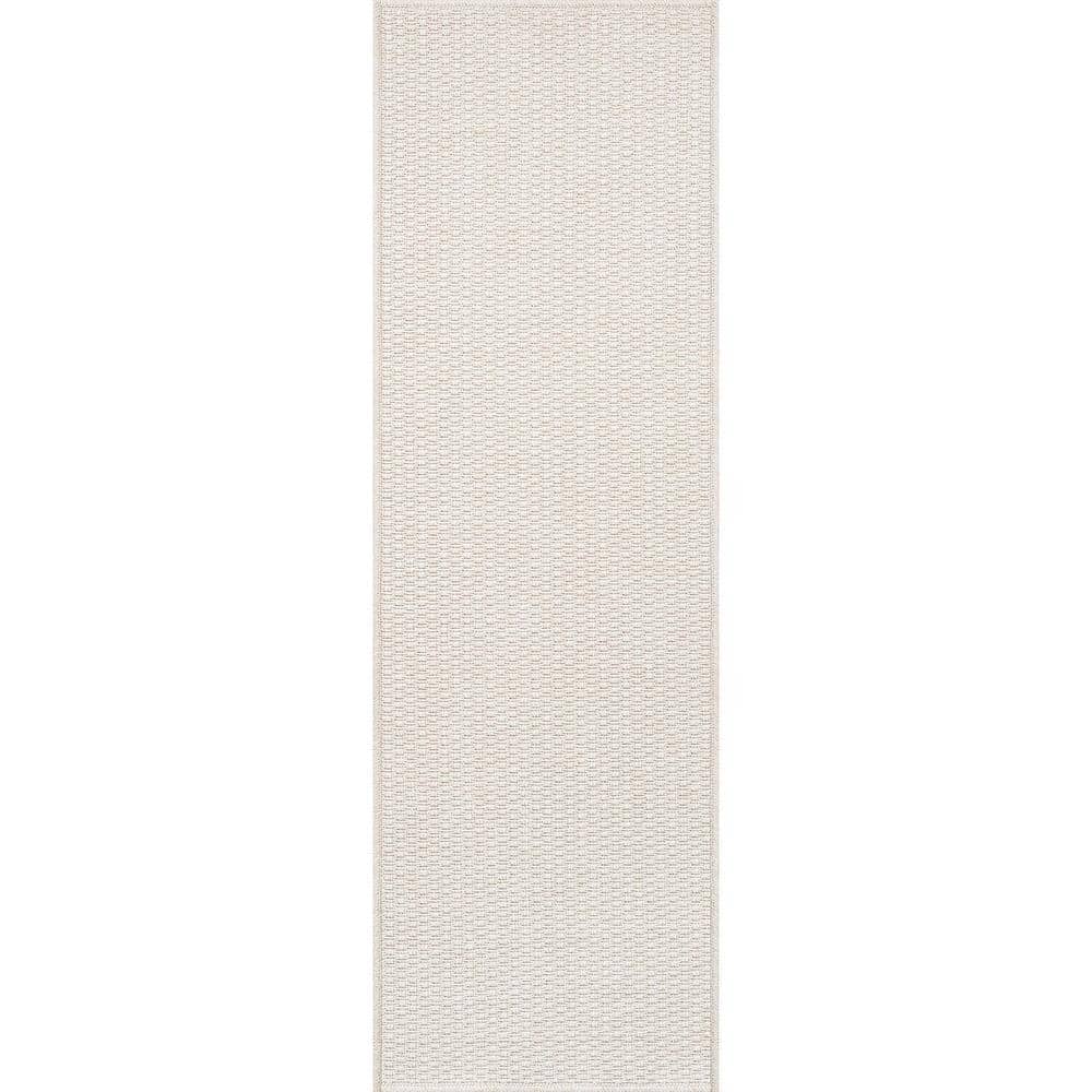 Wooly Bone 9 ft. x 12 ft. Solid Indoor Area Rug