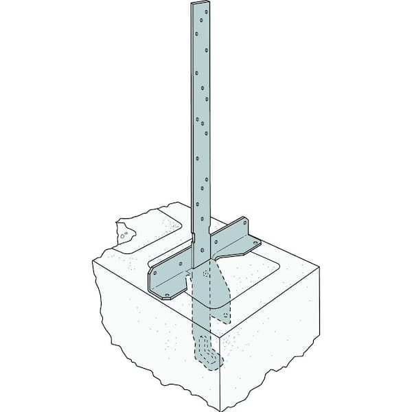 HETAL 20 in. Galvanized Heavy Embedded Truss Anchor