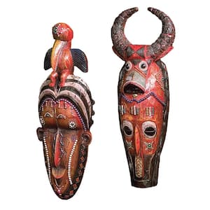 African Serengeti Animal Wall Mask Set - EU934910 - Design Toscano