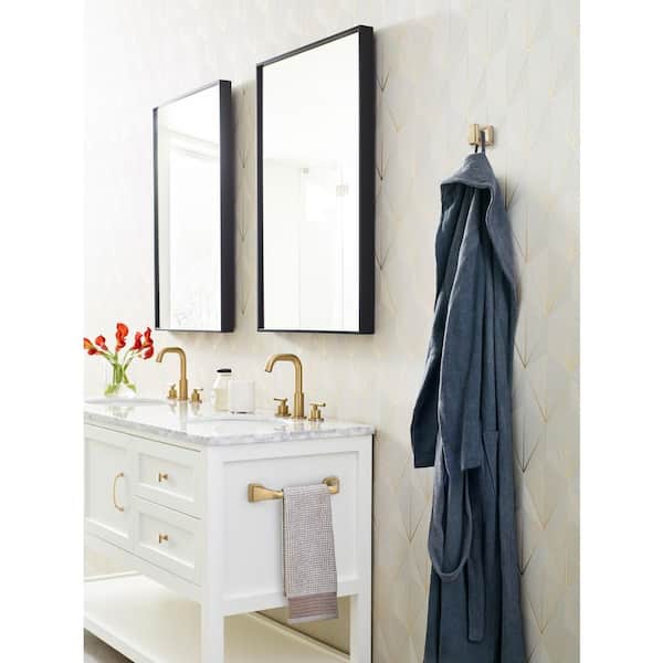 Revitalize 9 in. Wall Mounted Towel Bar in Champagne Bronze